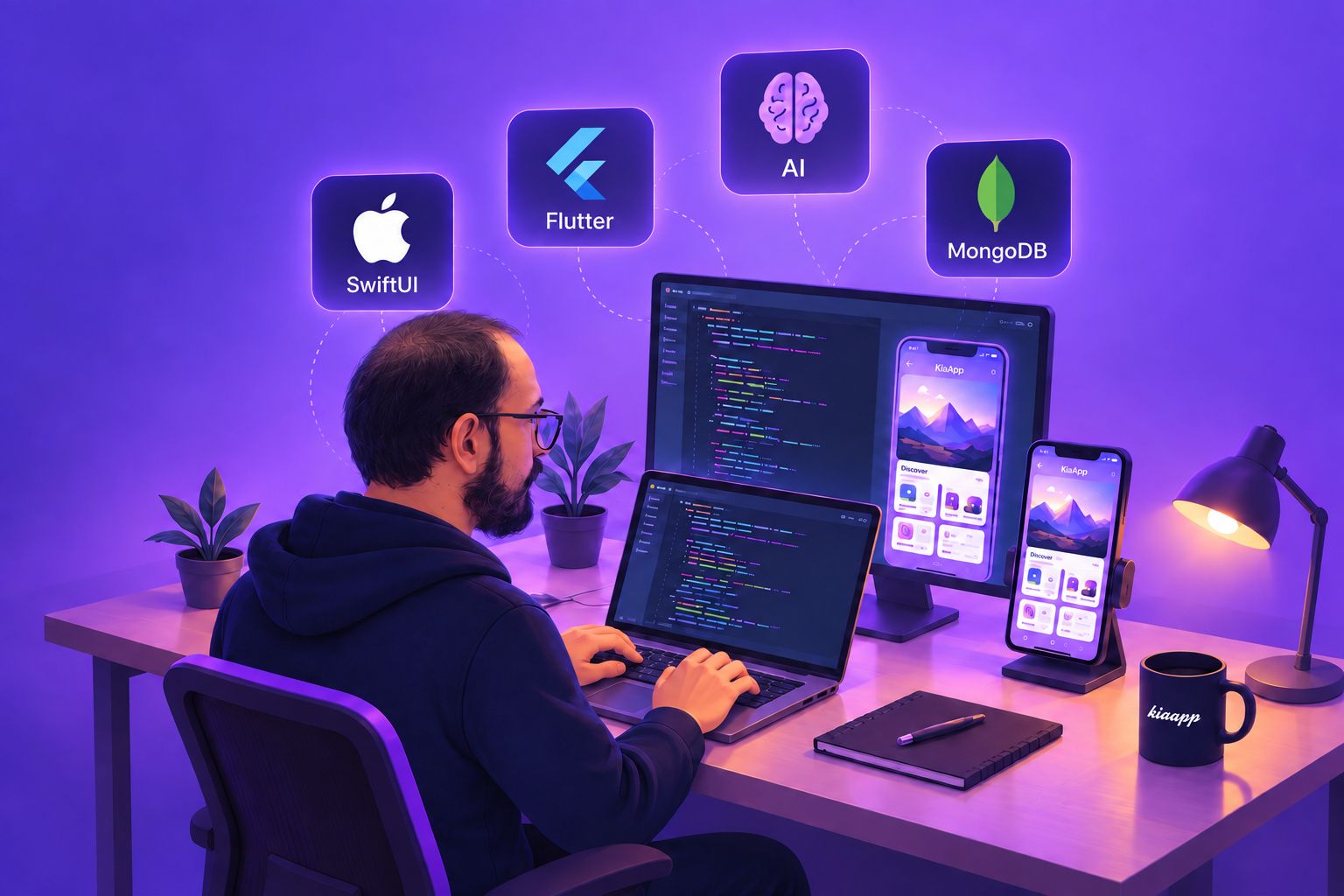 KiaApp developer building mobile and AI applications